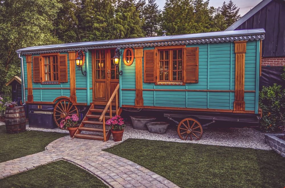 Authentieke pipowagen